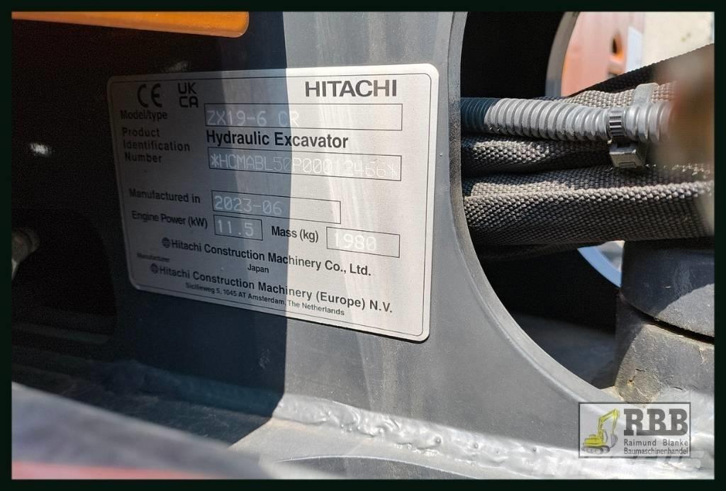 Hitachi ZX 19-6 CR Miniescavadeiras
