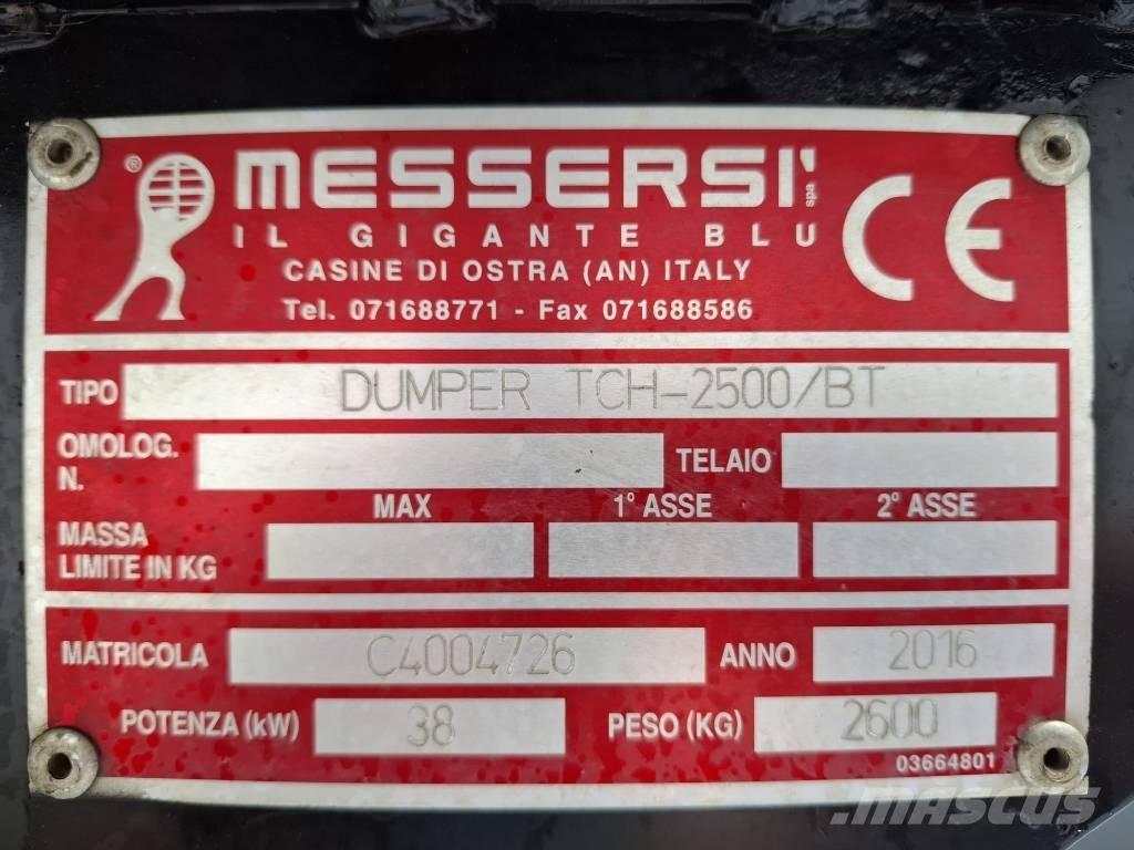 Messersi TCH 2500 BT Dumpers de rastos