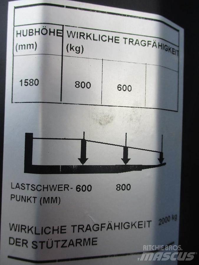 Toyota SWE 080L Empilhador para operador externo