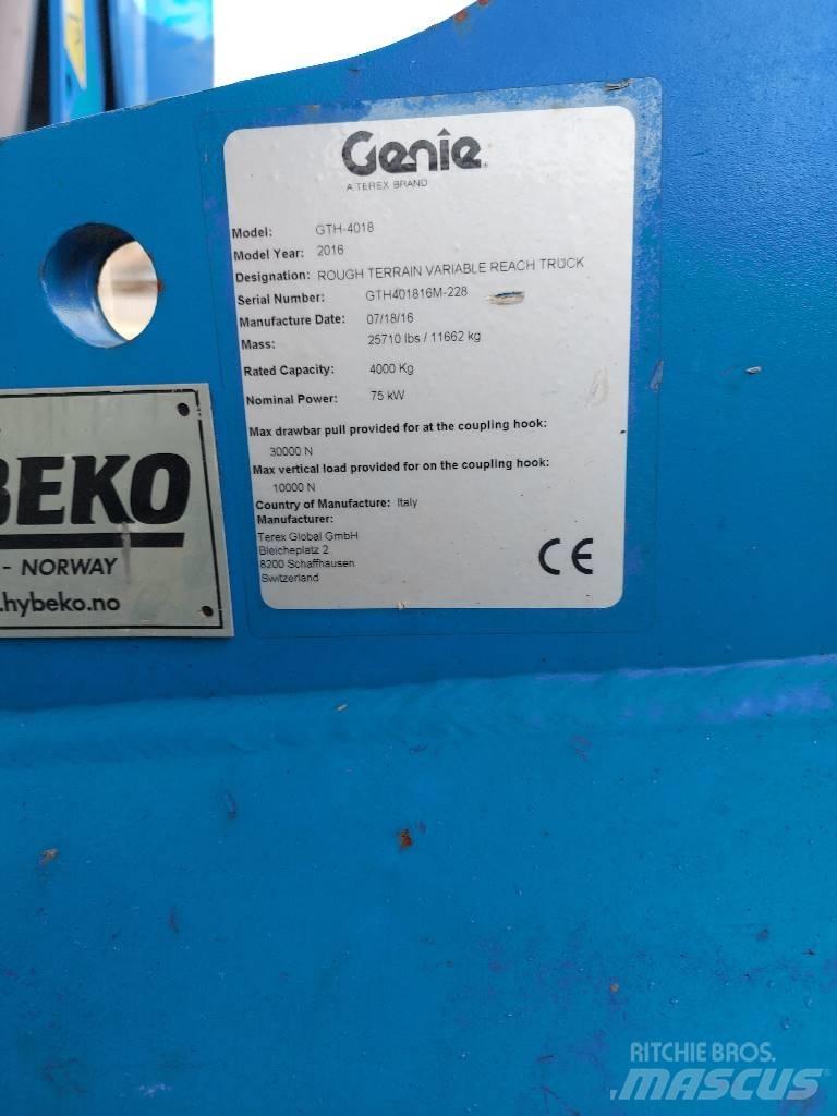 Genie GTH 4018 Manipulador telescópico