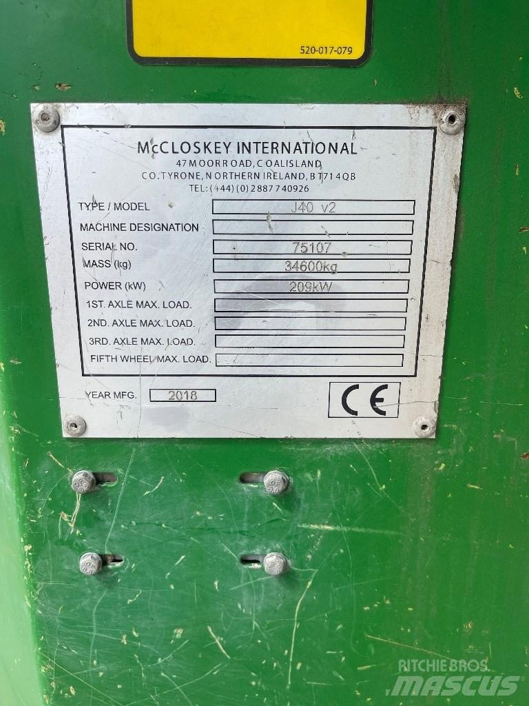McCloskey J40 Britadeiras