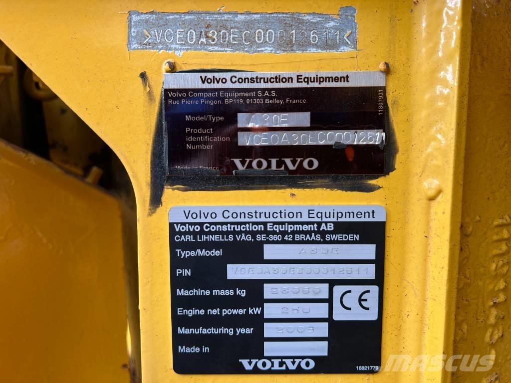Volvo A30E Caminhões articulados