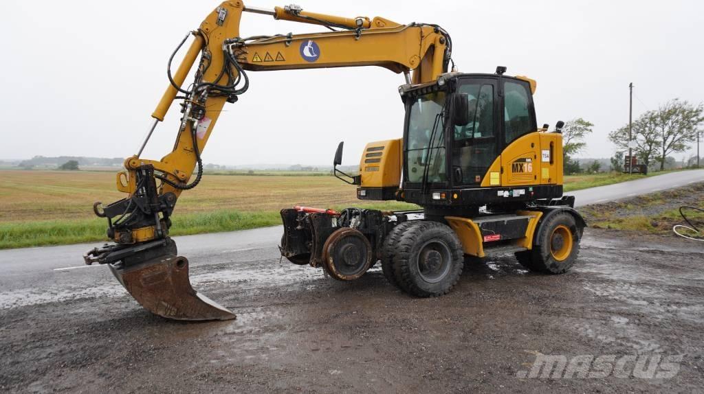Hydrema MX 16 Rail Escavadoras de rodas