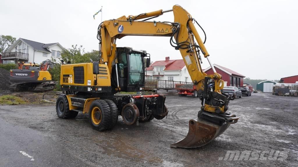 Hydrema MX 16 Rail Escavadoras de rodas