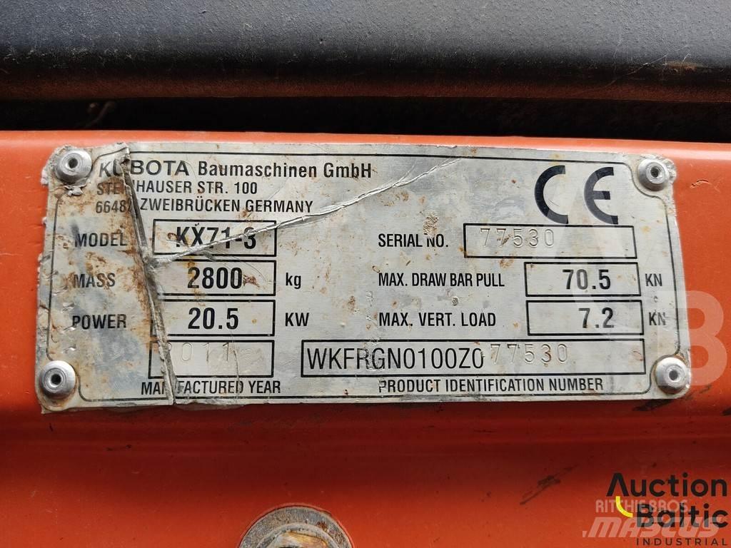 Kubota KX 71-3 Miniescavadeiras