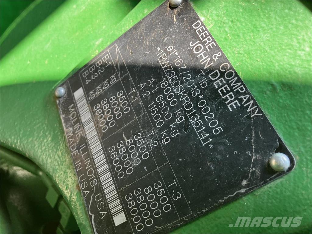 John Deere 7R 350 Tratores Agrícolas usados