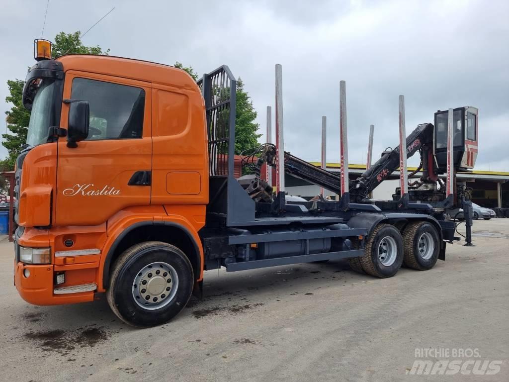 Scania R 580 Caminhões de transporte de troncos