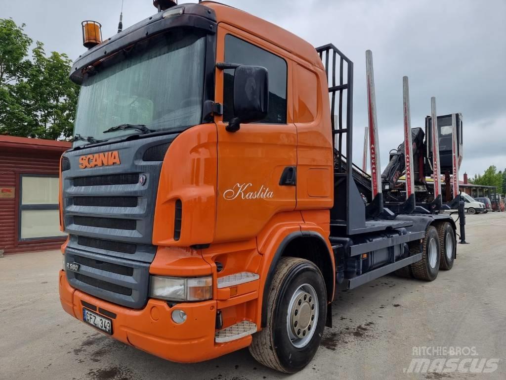 Scania R 580 Caminhões de transporte de troncos