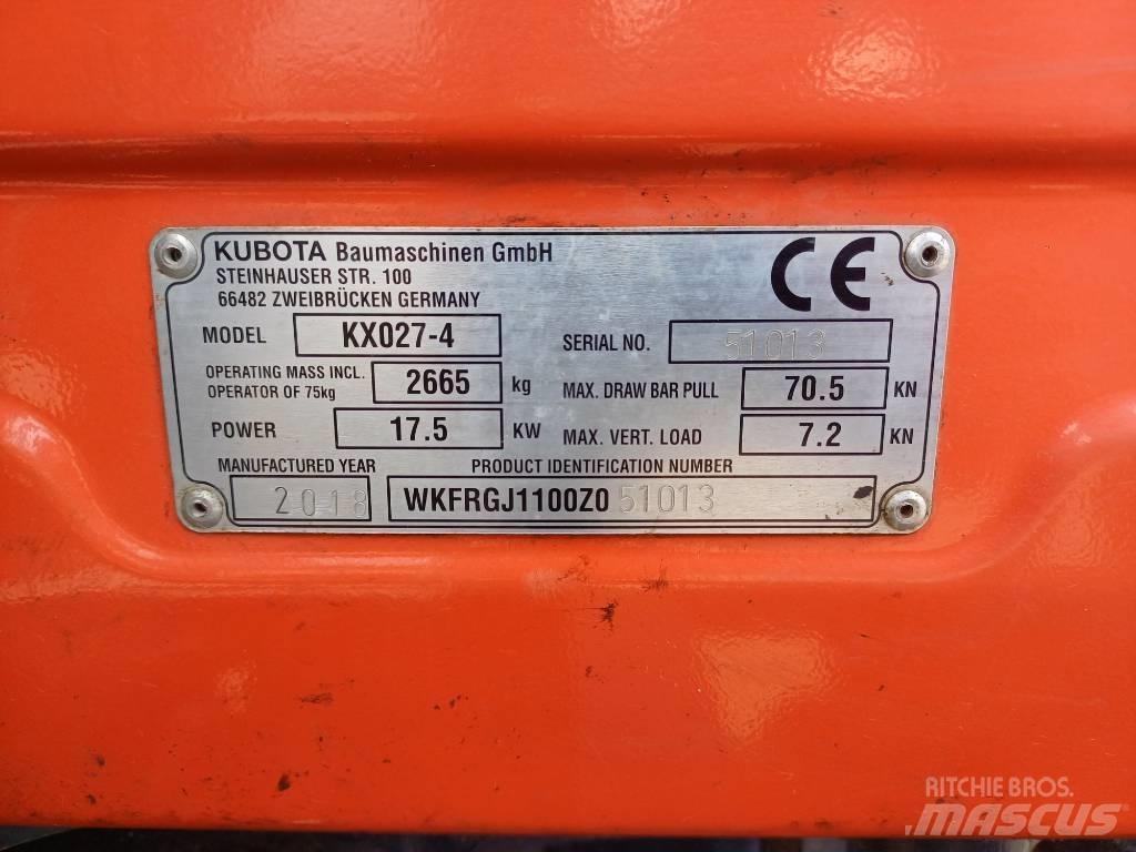 Kubota KX027-4 Miniescavadeiras