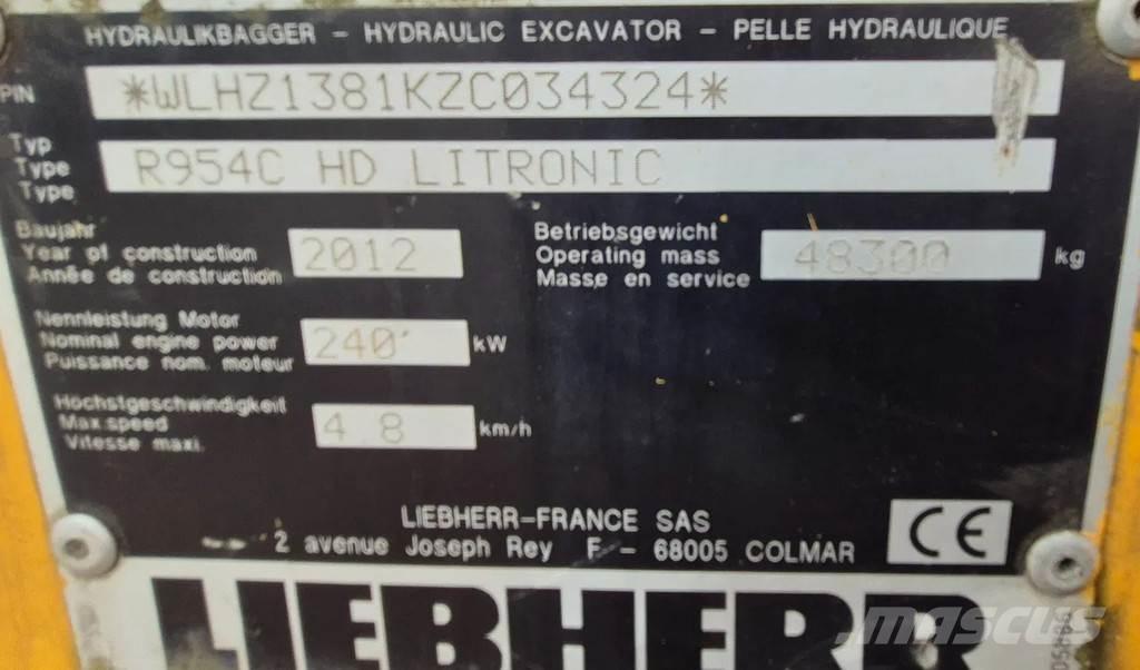 Liebherr r954c Escavadeiras de esteiras