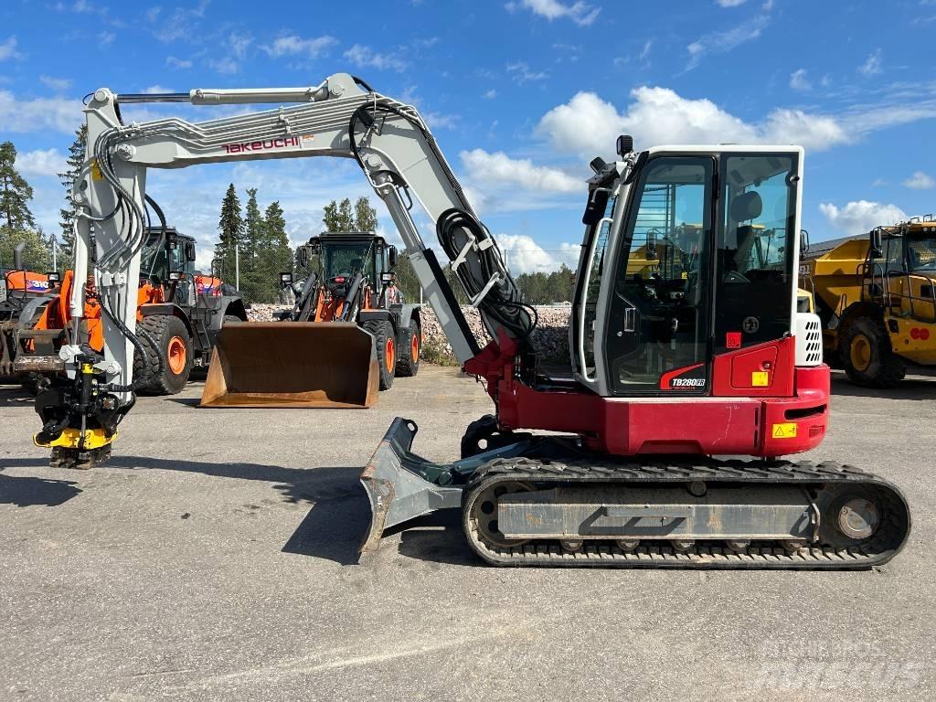 Takeuchi TB280FR Escavadoras Midi 7t - 12t