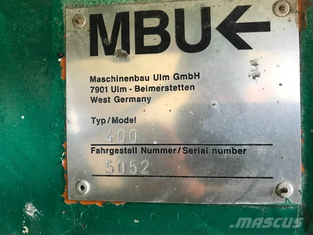MBU 400 Espalhadoras de asfalto