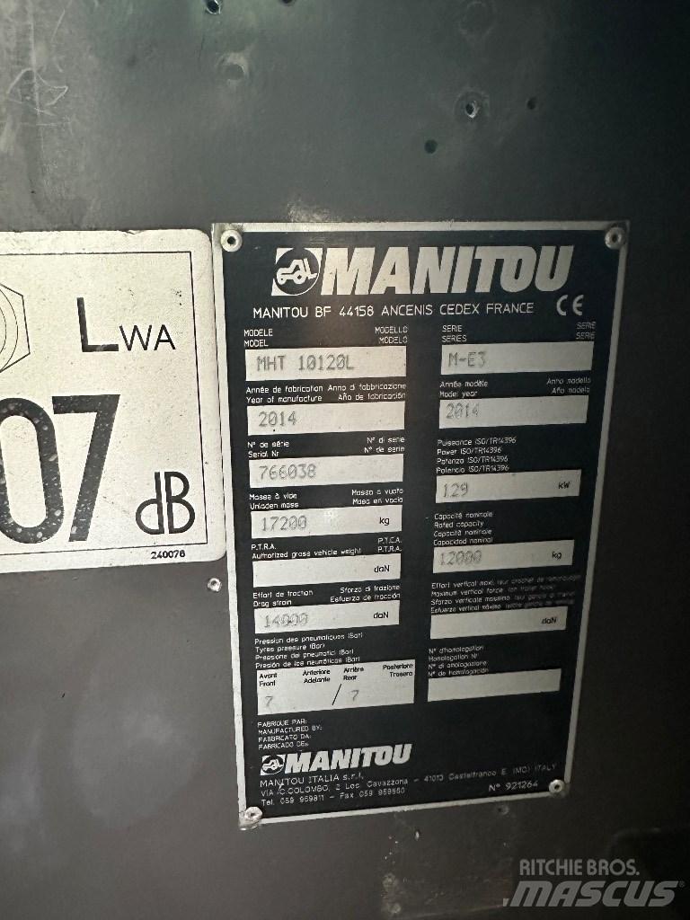 Manitou MHT 10120 L Manipulador telescópico