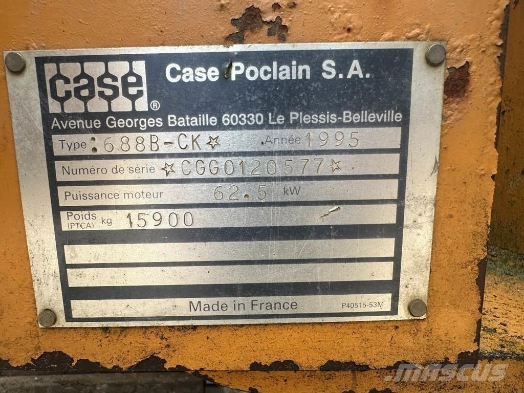 CASE 688 B 16 ton Escavadeiras de esteiras