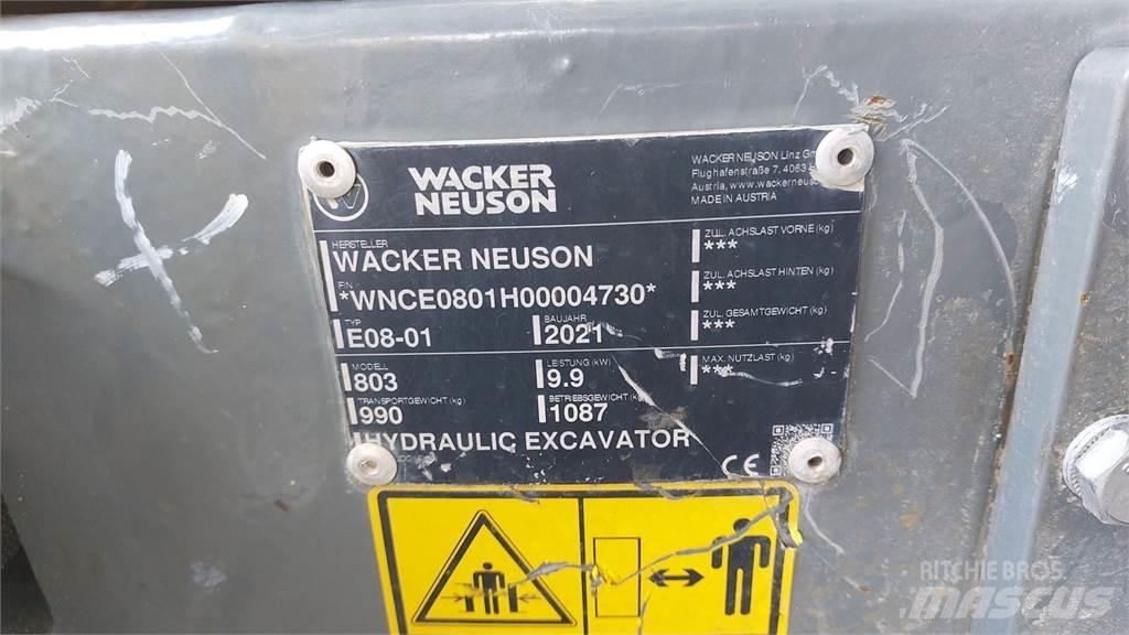 Wacker Neuson 803 Escavadeiras de esteiras