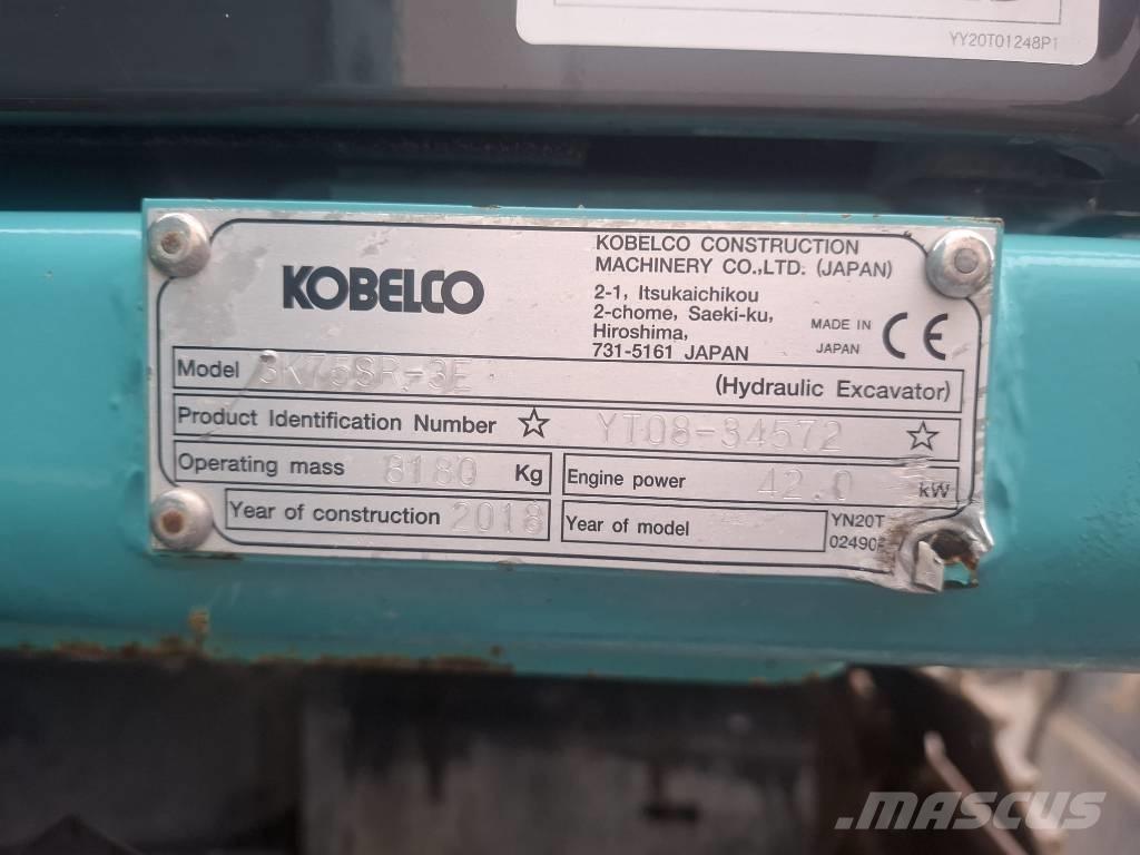 Kobelco SK 75 SR-3E Escavadoras Midi 7t - 12t