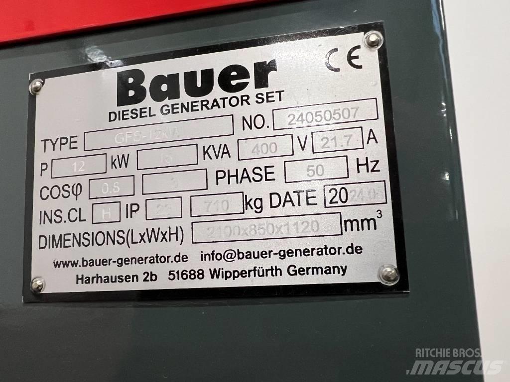 Bauer GFS-12 Geradores Diesel