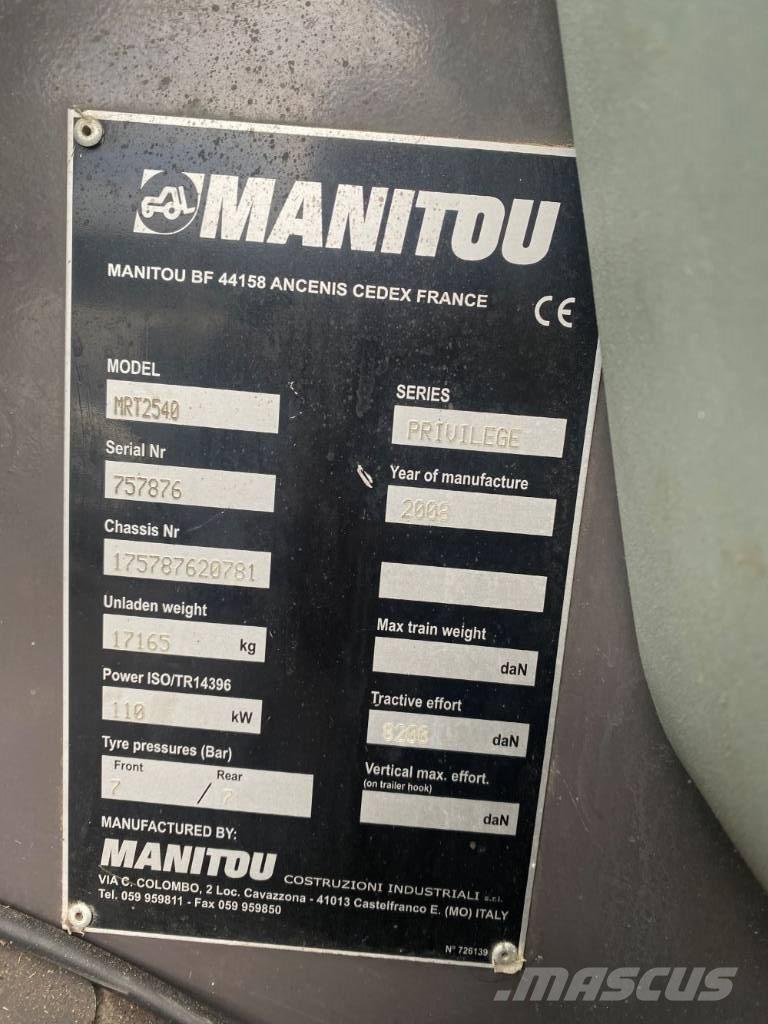 Manitou MRT 2540 Manipulador telescópico