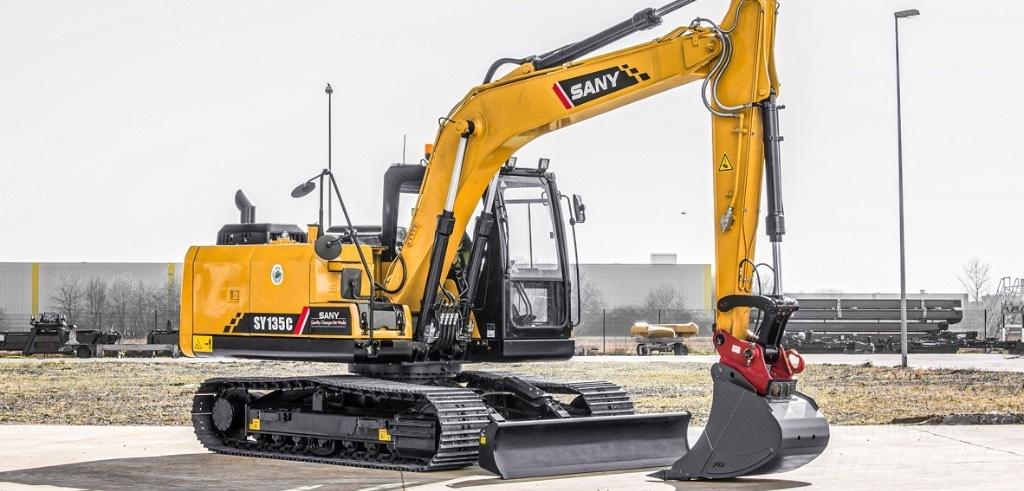 Sany SY135C Escavadeiras de esteiras