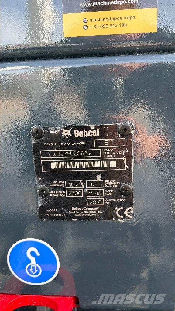 Bobcat E 17 Miniescavadeiras