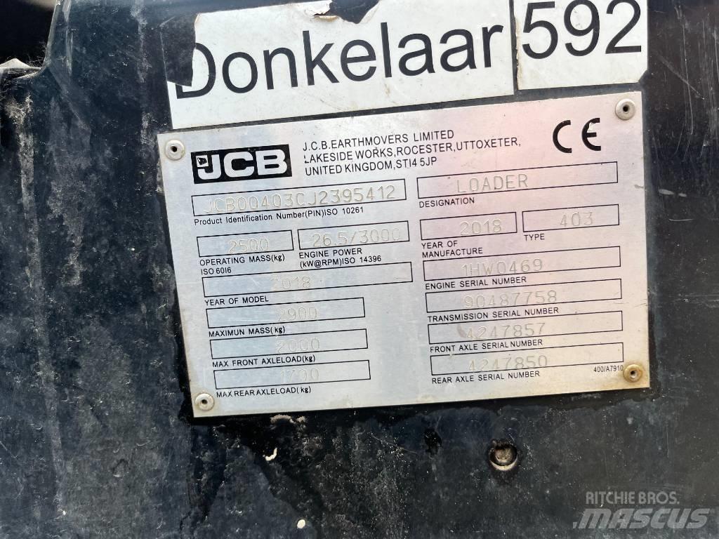 JCB 403 Mini carregadoras