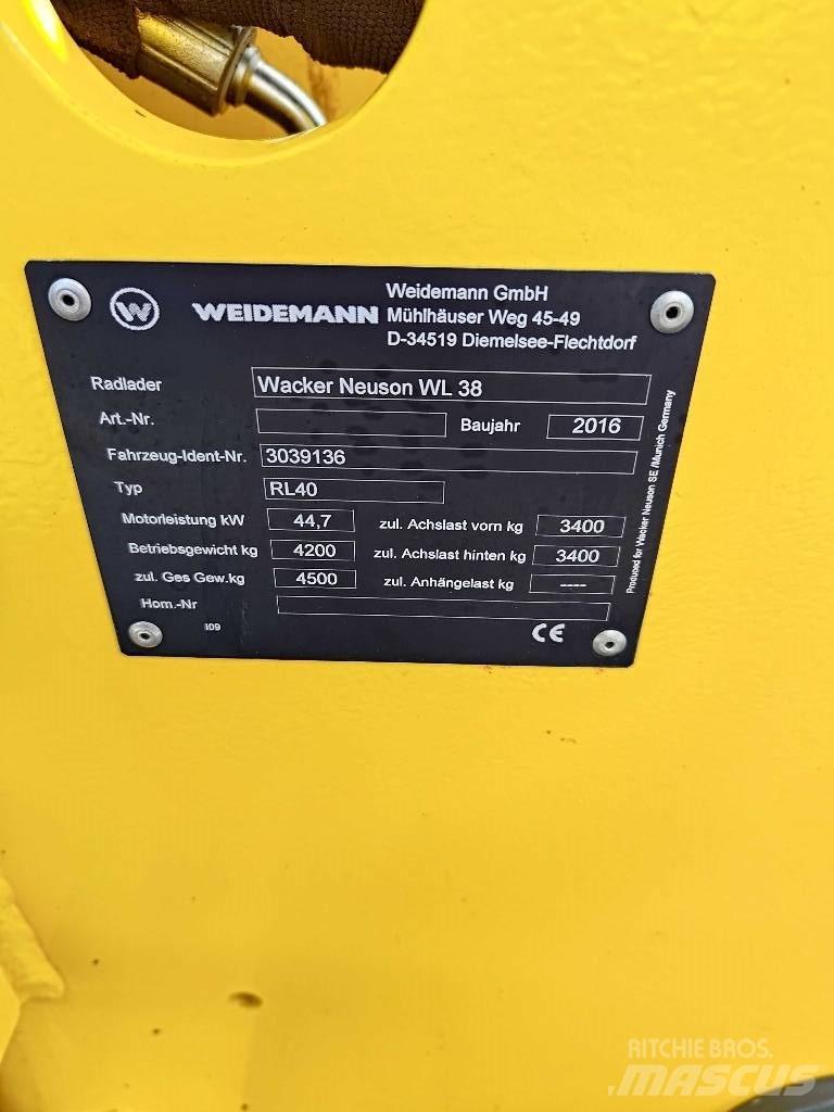 Wacker Neuson WL 38 Carregadeiras de rodas