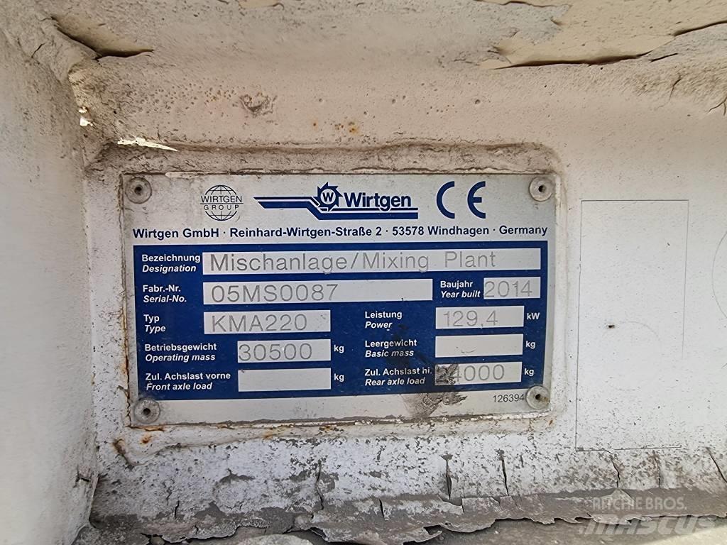 Wirtgen KMA220 Recicladores de asfalto