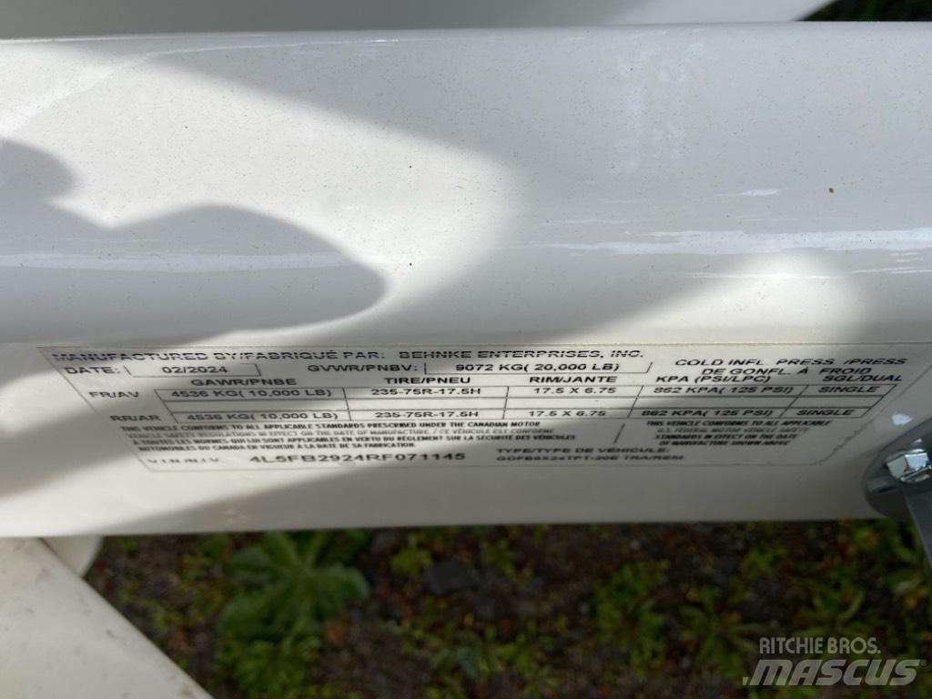 Behnke 8X24TPT-20E Outros Reboques