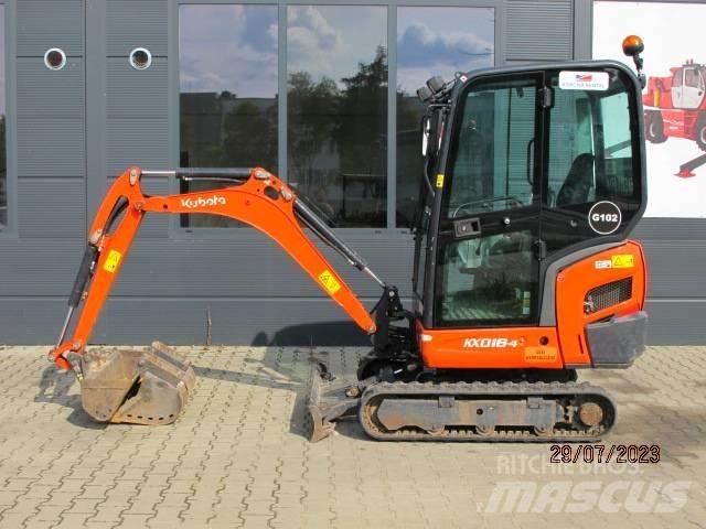 Kubota KX 018-4 Miniescavadeiras