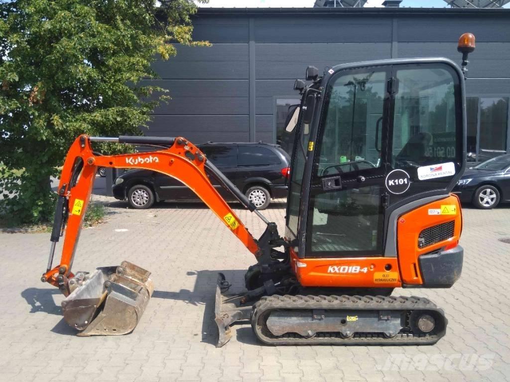 Kubota KX 018-4 Miniescavadeiras