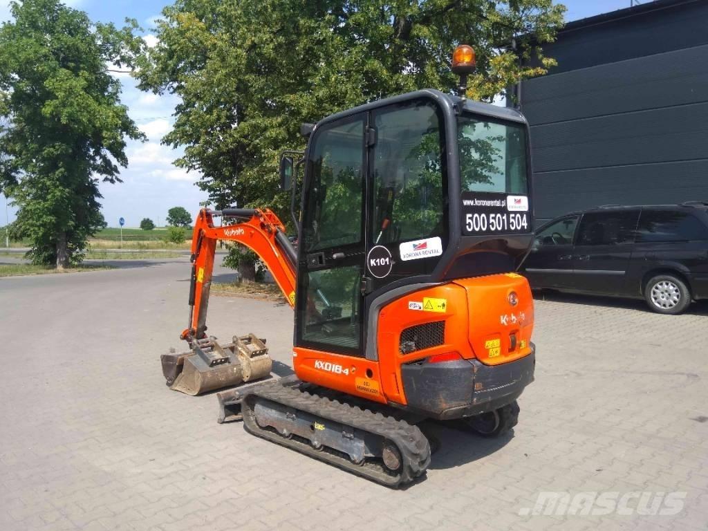 Kubota KX 018-4 Miniescavadeiras
