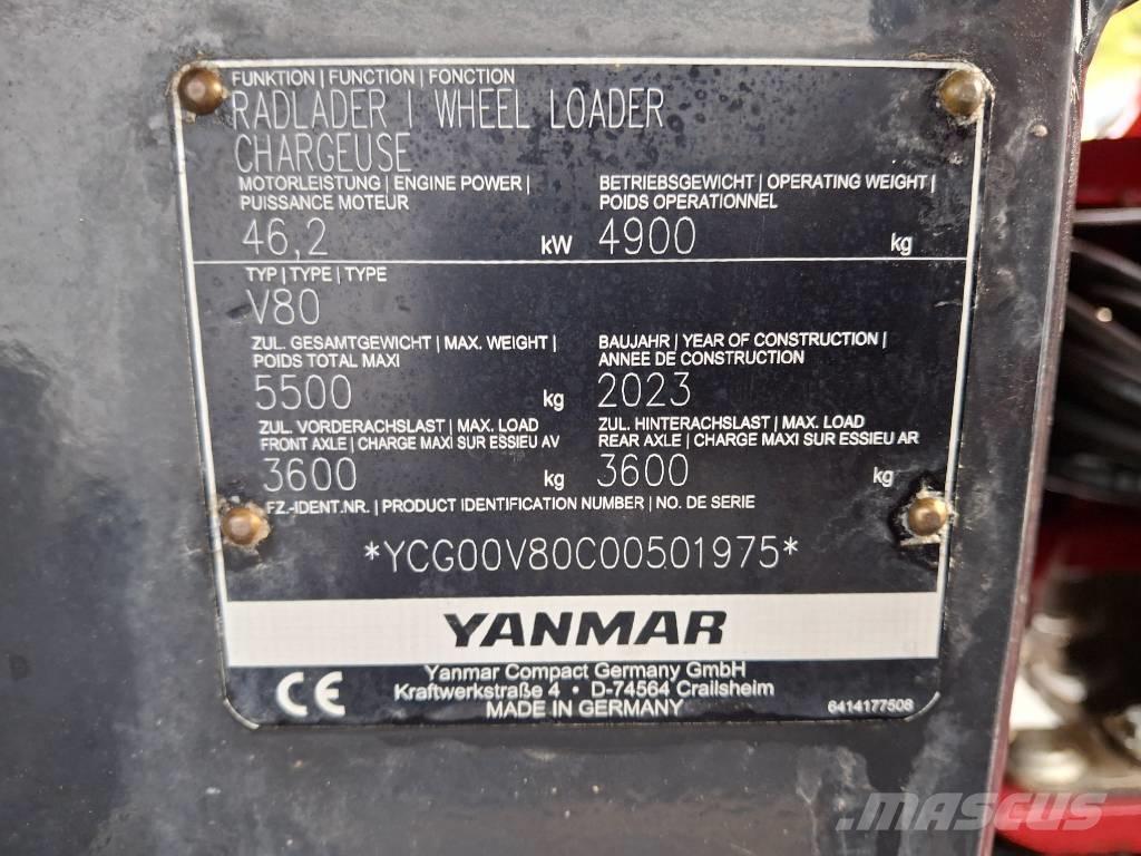 Yanmar V 80 Carregadeiras de rodas