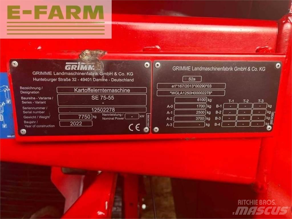 Grimme se 75-55 sb Equipamentos Colheita e apanha de Batatas