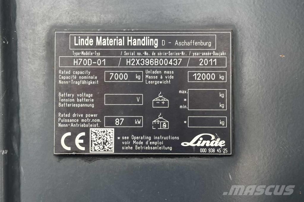Linde H70D-01 Empilhadores Diesel