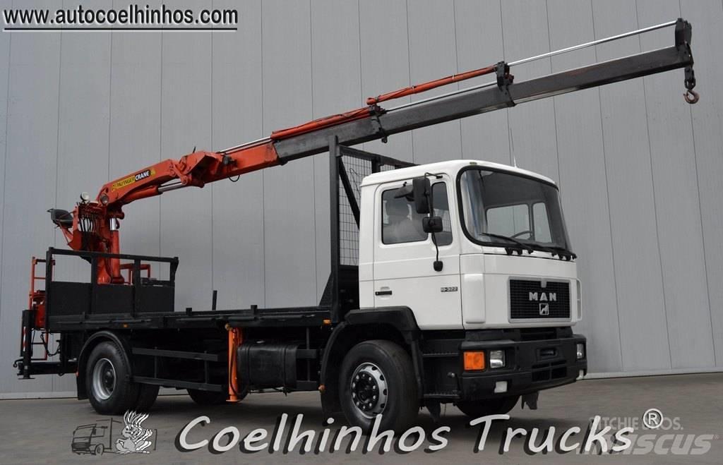 MAN 19.322 Camiões estrado/caixa aberta