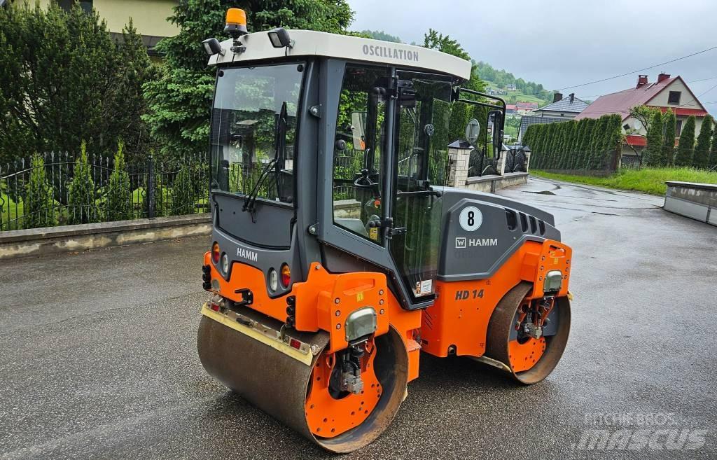Hamm hd 14 vo Cilindros Compactadores tandem