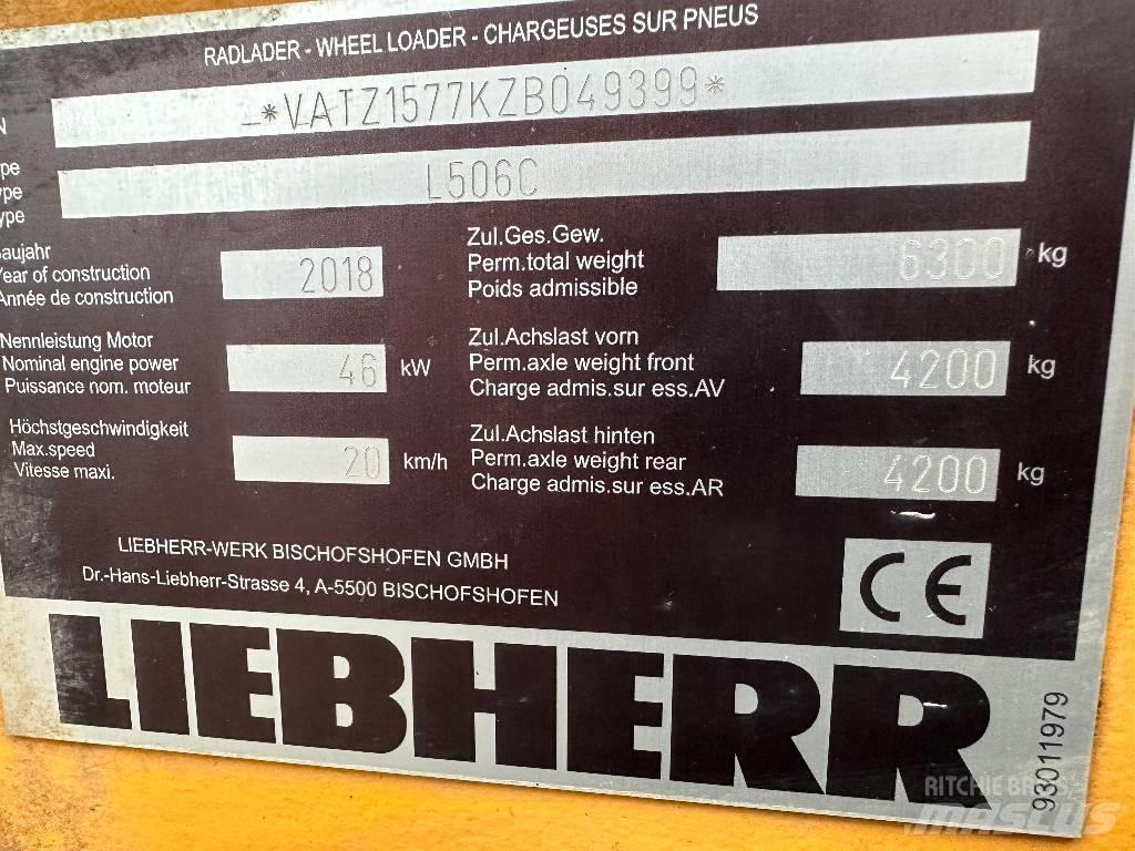 Liebherr 506 Carregadeiras de rodas
