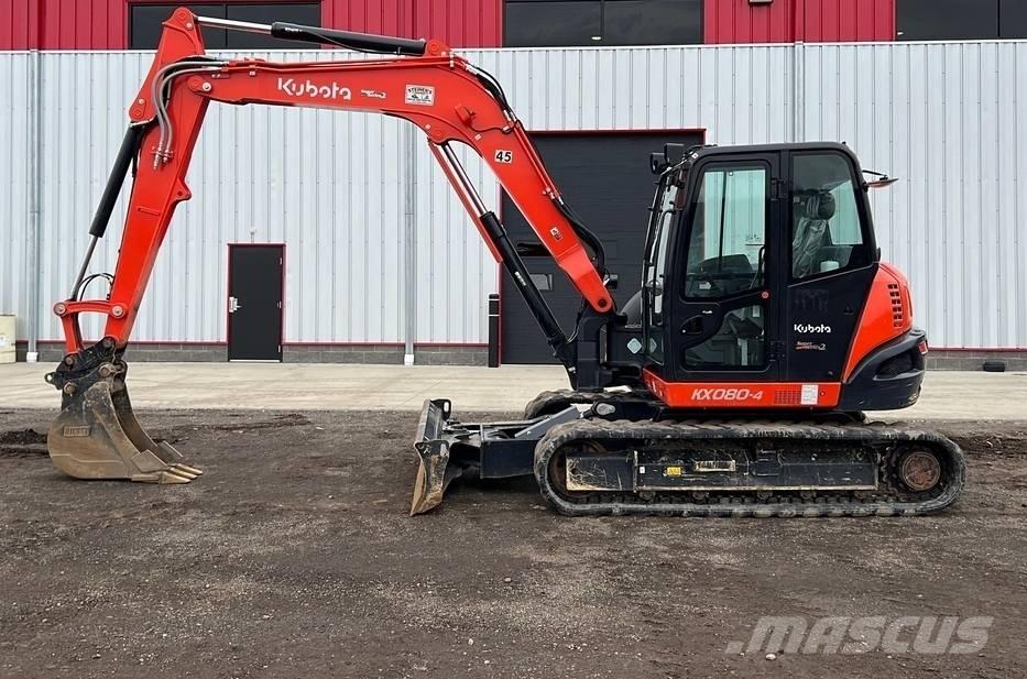 Kubota KX 080-4 Escavadoras Midi 7t - 12t