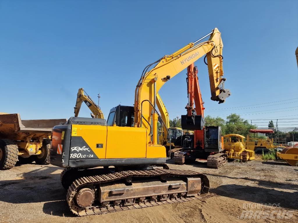 Hyundai R180LC-7 Escavadeiras de esteiras