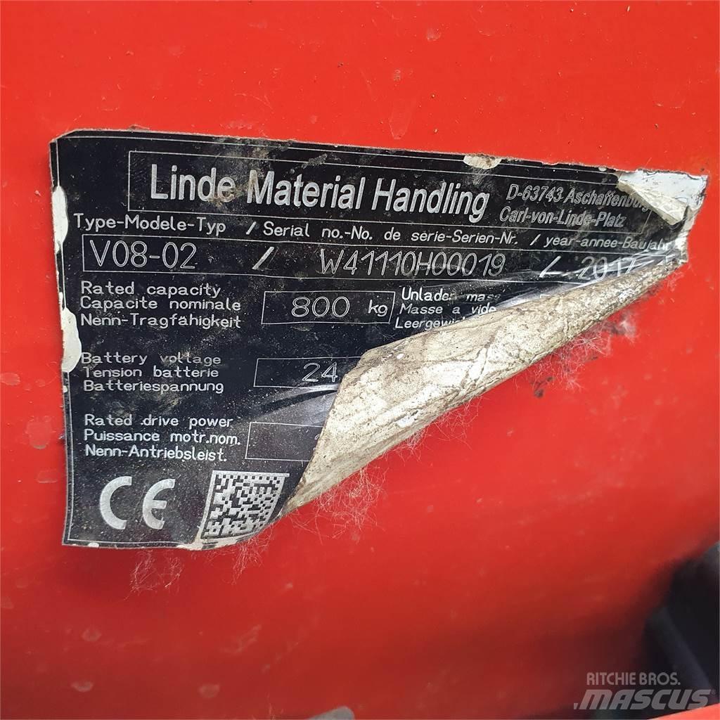 Linde V08-02 Preparadoras de encomendas de média elevação