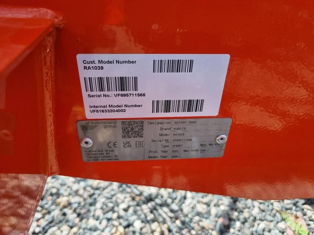 Kubota RA 1039 Gadanheiras-fileiras