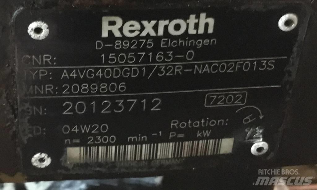 Rexroth A4VG40R Hidráulica