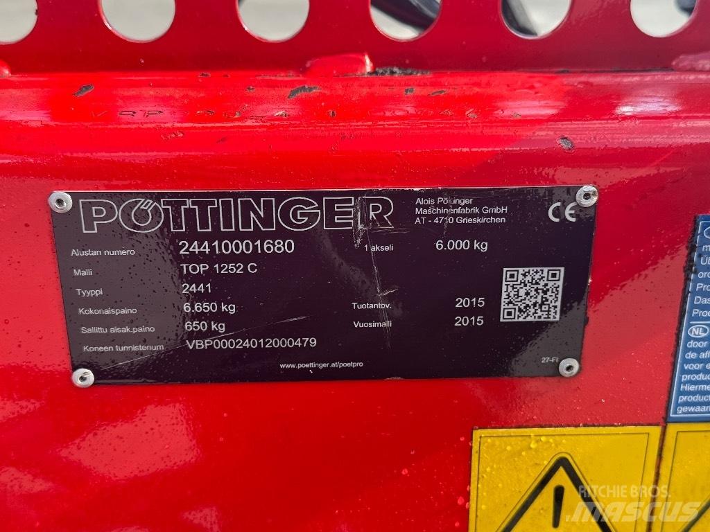 Pöttinger Top 1252 C Gadanheiras-fileiras