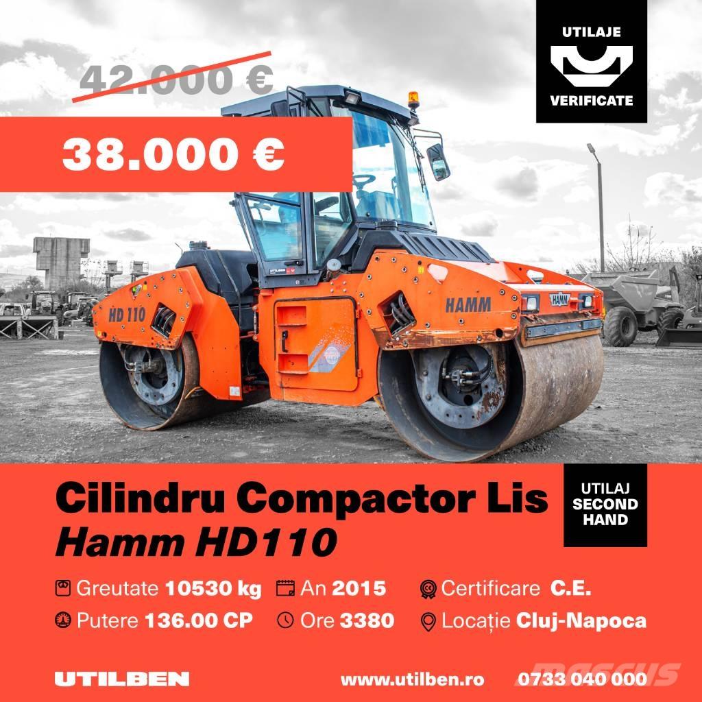 Hamm HD 110 Cilindros Compactadores tandem