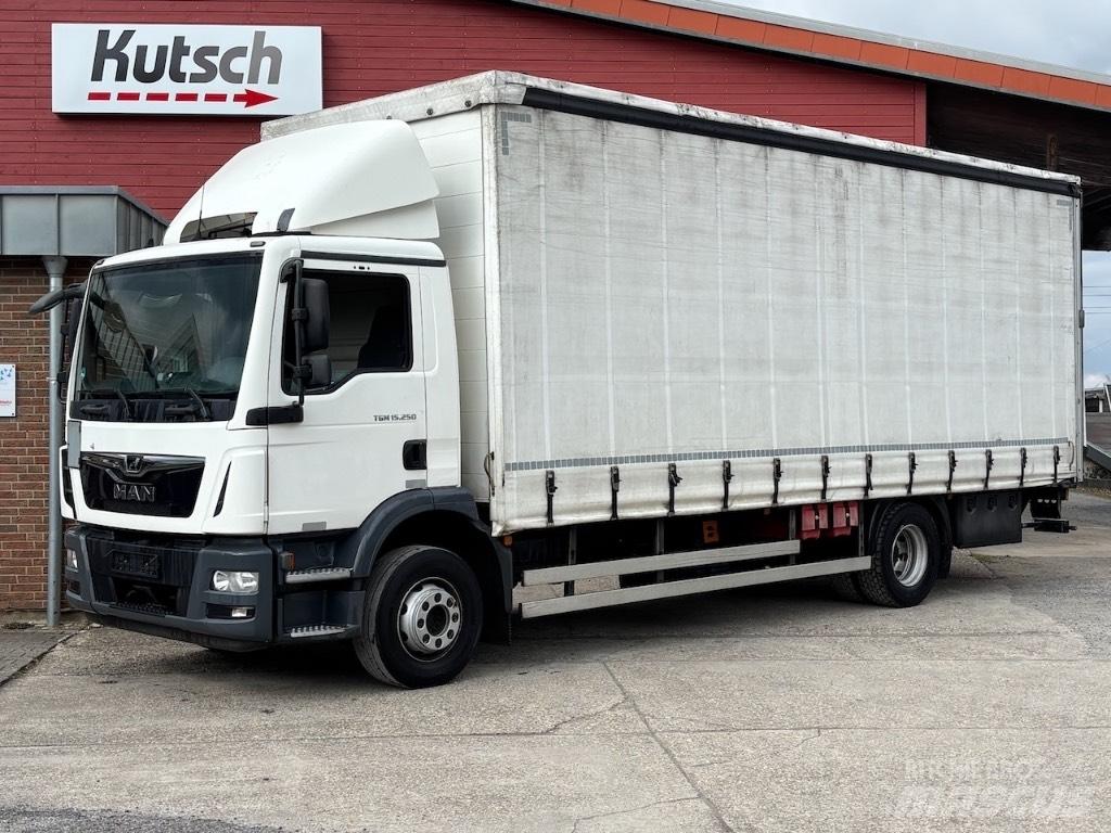 MAN TGM 15.250 Camiões caixa cortinas laterais