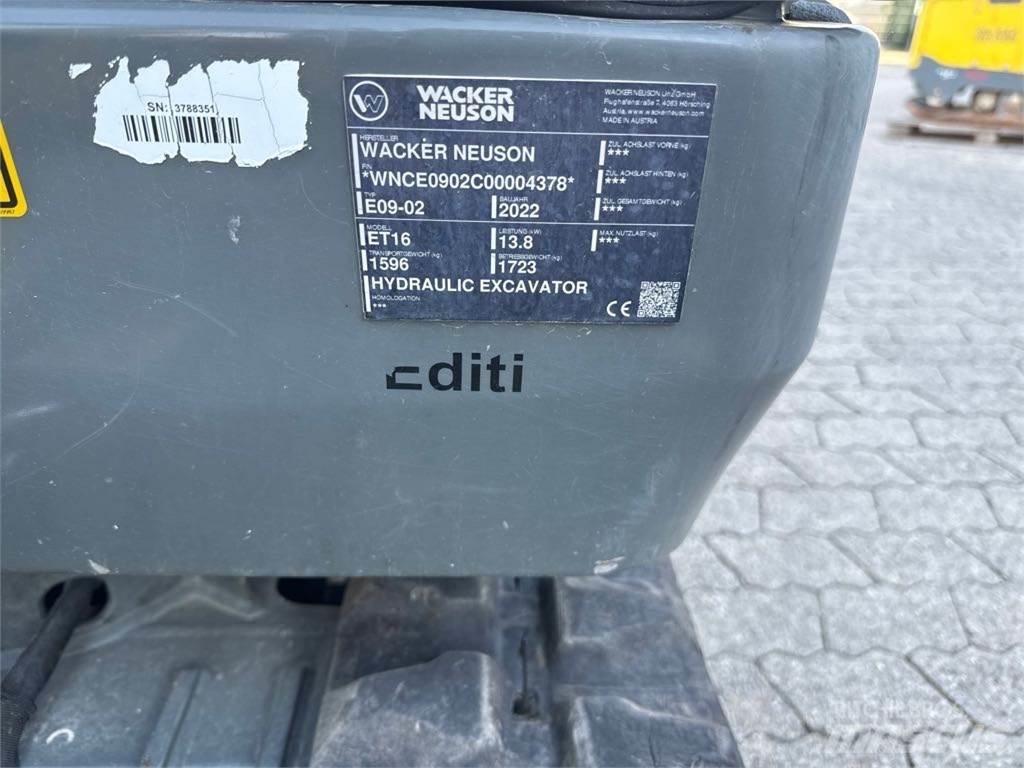 Wacker Neuson ET16 Escavadeiras de esteiras