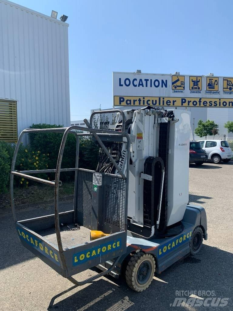 Grove Toucan 860 Plataformas de Mastro Vertical