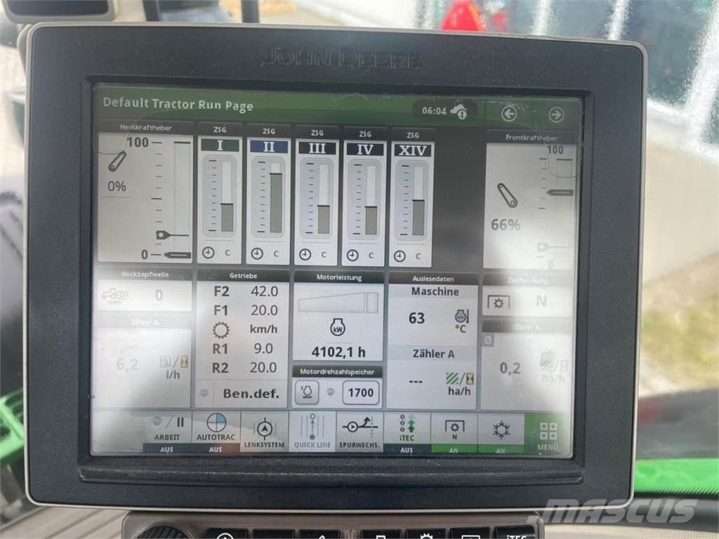 John Deere 7250R Tratores Agrícolas usados