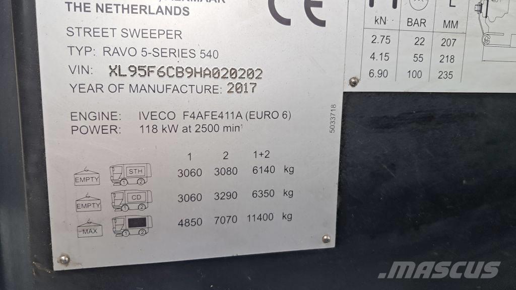 Ravo 540 CD Varredoras