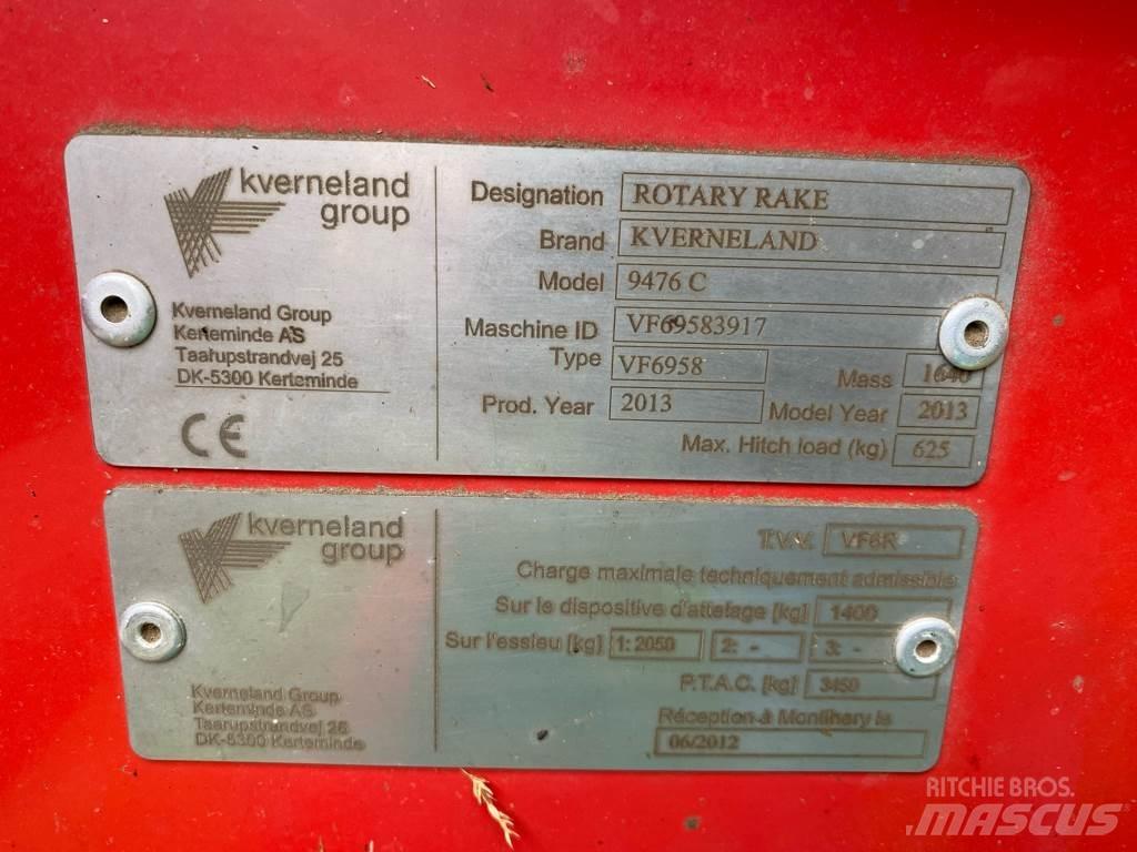 Kverneland 9476C Gadanheiras-fileiras